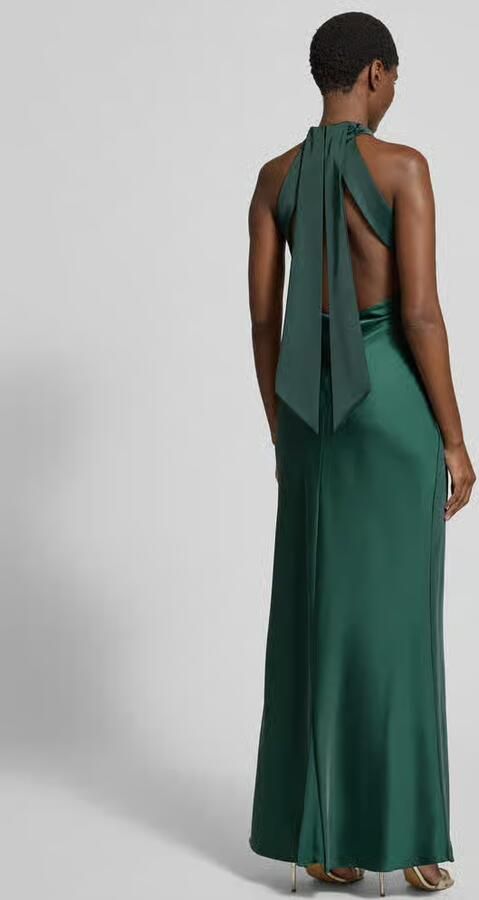 Laona Slim fit avondjurk met halter