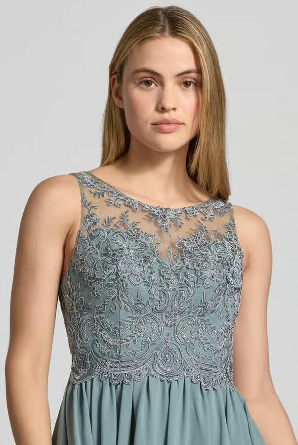 Laona Cocktailjurk van tule met strass-steentjes