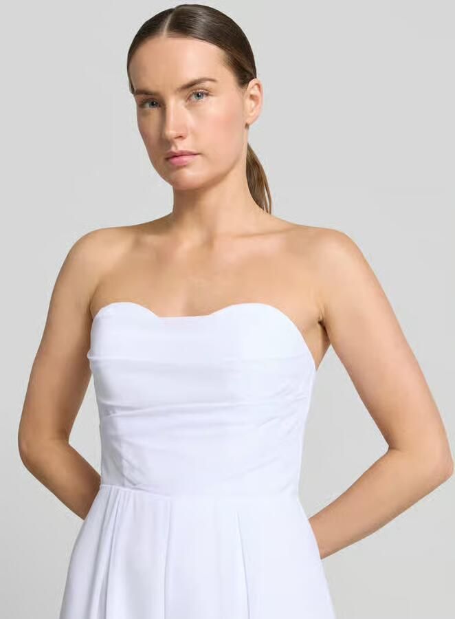 Laona jumpsuit met vetersluiting