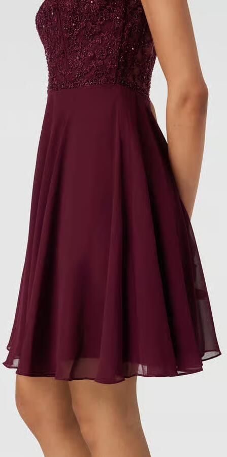 Laona Cocktailjurk in minilengte met strass-steentjes