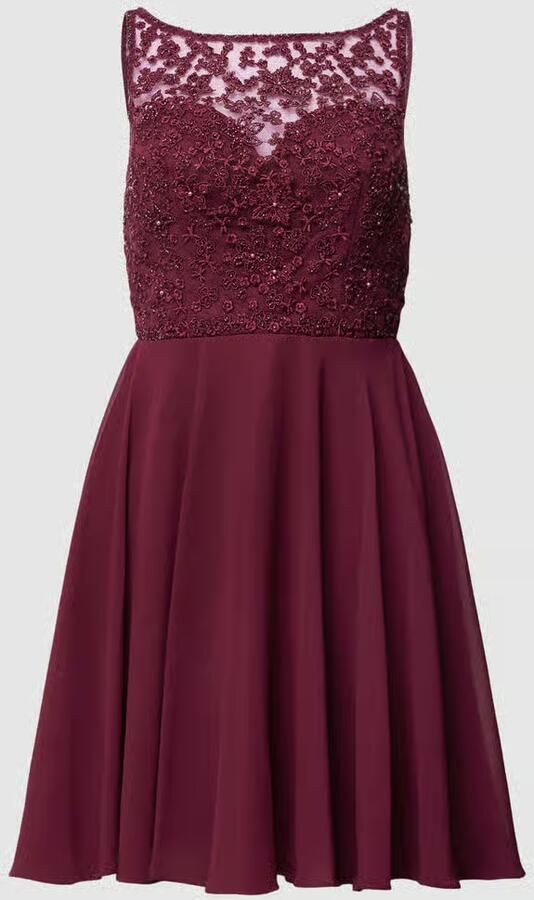 Laona Cocktailjurk in minilengte met strass-steentjes - Foto 2