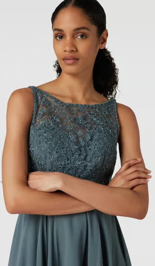Laona Cocktailjurk in minilengte met strass-steentjes - Foto 2