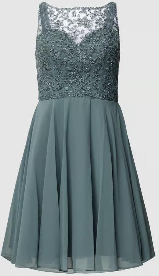 Laona Cocktailjurk in minilengte met strass-steentjes - Foto 3