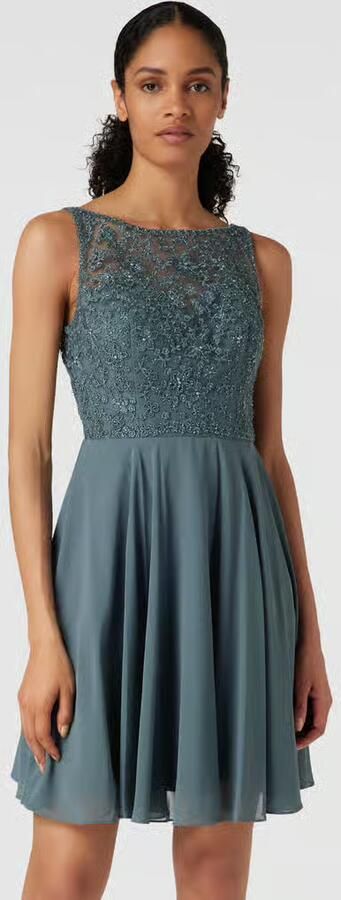 Laona Cocktailjurk in minilengte met strass-steentjes - Foto 5