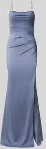 Laona slim fit avondjurk met plooien