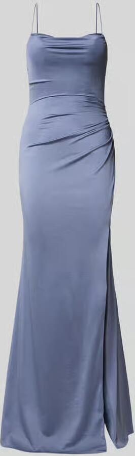 Laona slim fit avondjurk met plooien - Foto 3