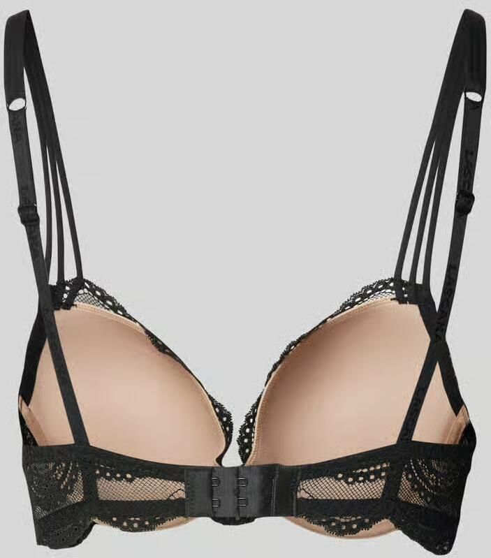 Lascana Push-up-bh Kira met extravagante banddetails aan de bandjes lingerie
