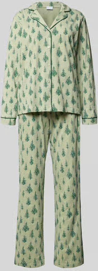 Lascana Pyjama van puur katoen model 'X-Mas'