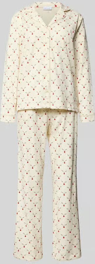 Lascana Pyjama van puur katoen model 'X-Mas'