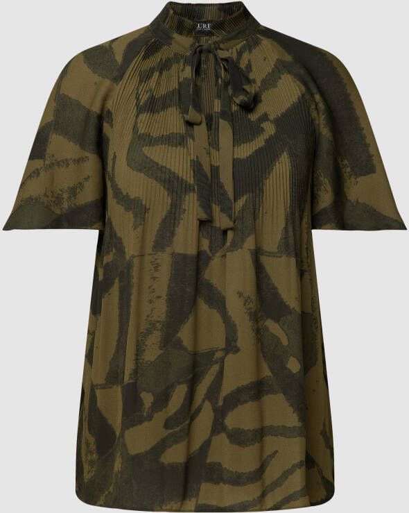 Lauren Ralph Lauren top ADAR van gerecycled polyester olijfgroen zwart