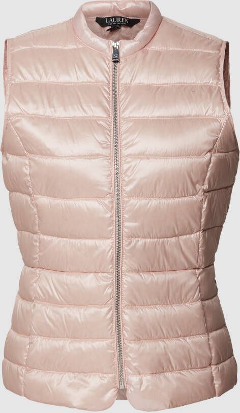 Lauren Ralph Lauren Bodywarmer in glanzende doorgestikte look