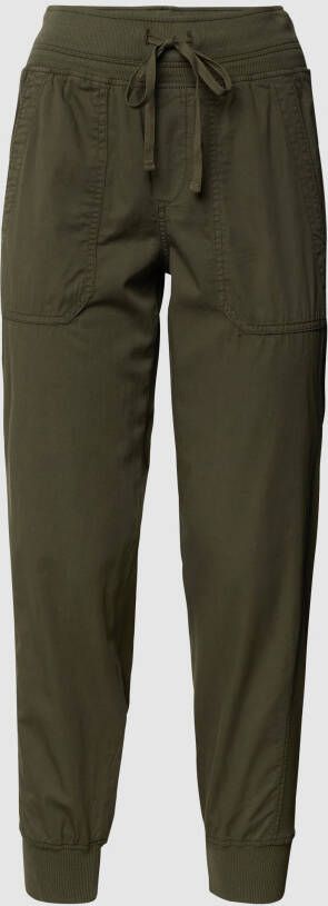 Lauren Ralph Lauren Broek met ribinzetten model 'ISIDRO-ANKLE-FLAT FRONT'