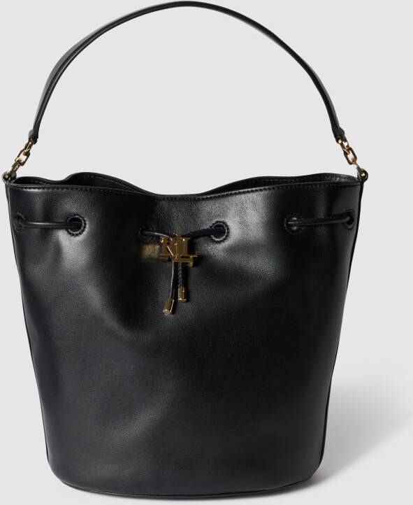 Lauren Ralph Lauren Bucket bag met labelaaplicatie model 'ANDIE'