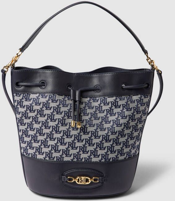Lauren Ralph Lauren Bucket bag met labeldetail model 'ANDIE'