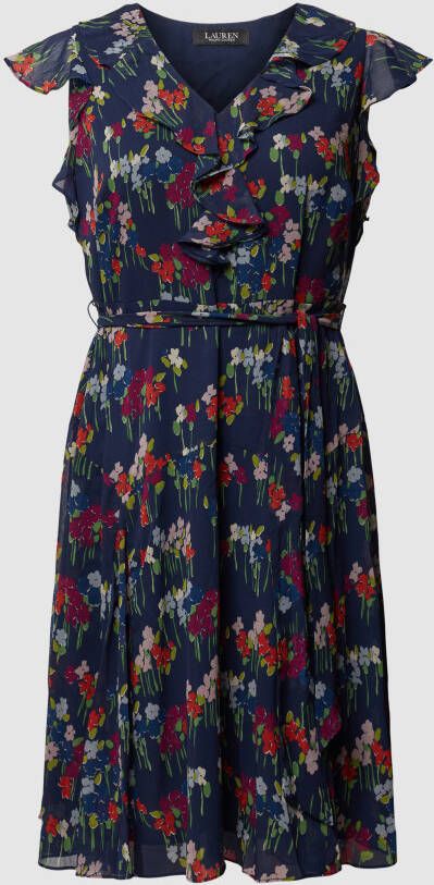 Lauren Ralph Lauren Curve Midi-jurk met bloemenmotief model 'PRAPAVY'