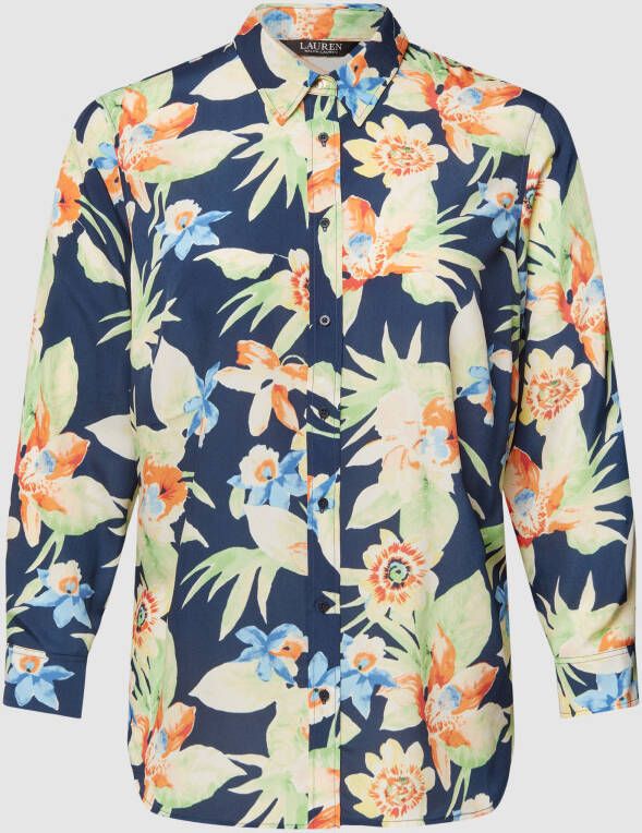 Lauren Ralph Lauren Curve PLUS SIZE blouse met all-over bloemenmotief model 'JAMELKO'