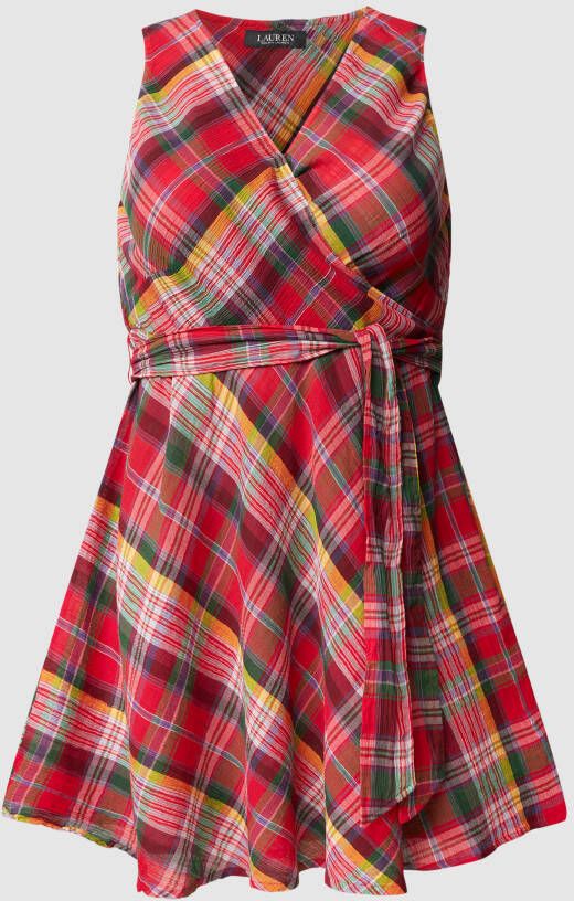 Lauren Ralph Lauren Curve PLUS SIZE knielange jurk met all-over motief model 'Tristessa'