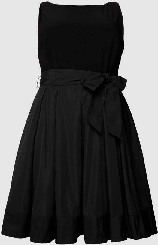 Lauren Ralph Lauren Curve PLUS SIZE midi-jurk met taillepas model 'Yuri'
