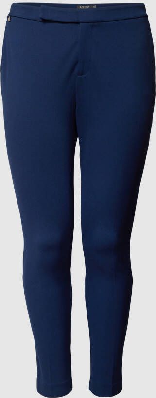 Lauren Ralph Lauren Curve PLUS SIZE stoffen broek met merkdetail