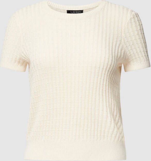 Lauren Ralph Lauren Gebreid shirt met ronde hals model 'KONSUELO'
