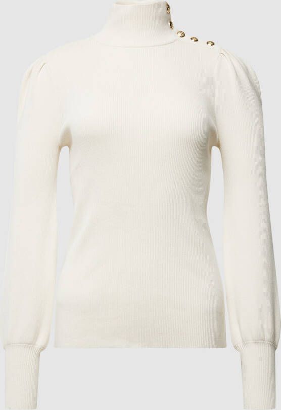 Lauren Ralph Lauren Gebreide pullover met knoopsluiting model 'DWORINA'