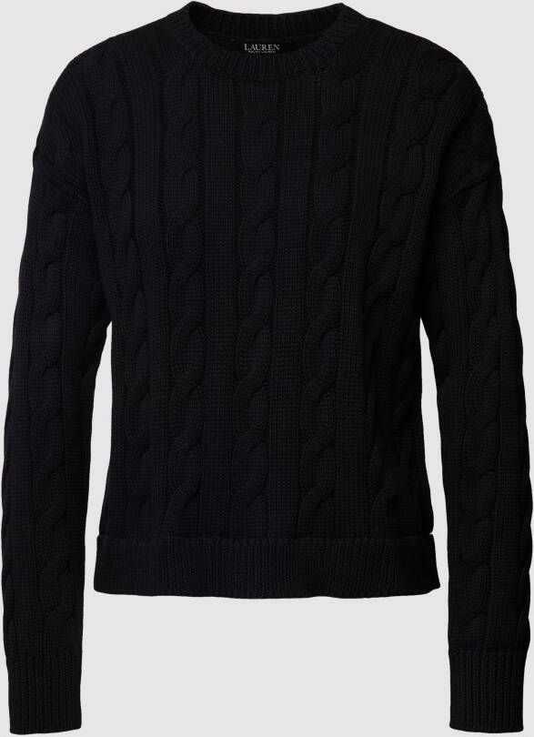 Lauren Ralph Lauren Gebreide pullover met kabelpatroon model 'VALIZA'
