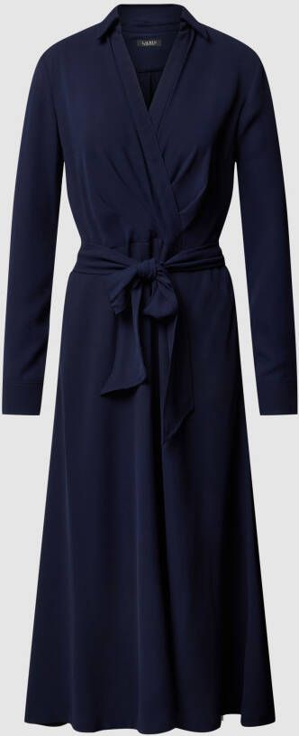 Lauren Ralph Lauren Midi-jurk met tailleband model 'ROWELLA'