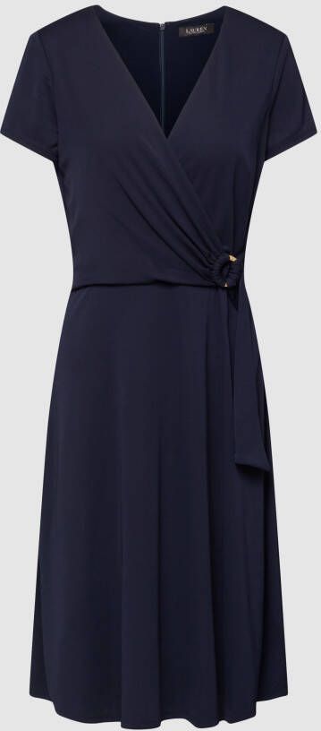Lauren Ralph Lauren Knielange jurk in wikkellook model 'KARLEE'