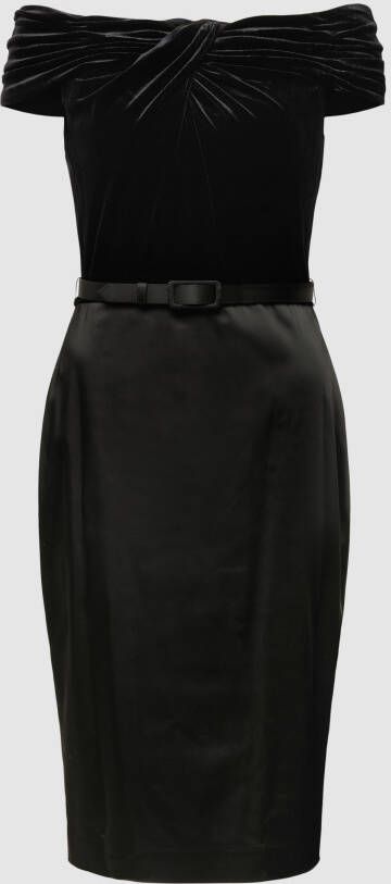 Lauren Ralph Lauren Knielange jurk met knoopdetail model 'YROTRIA'