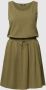 Lauren Ralph Lauren Knielange jurk met labelstitching - Thumbnail 1