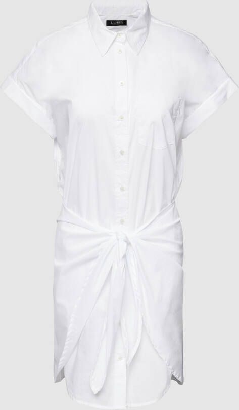 Lauren Ralph Lauren Knielange overhemdjurk met borstzak model 'RAYJADA'