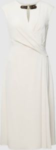 Lauren Ralph Lauren Midi-jurk in wikkellook model 'KAYTLIN'
