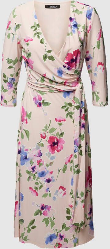 Lauren Ralph Lauren Midi-jurk met all-over bloemenmotief model 'CARLYNA'