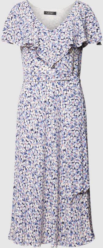 Lauren Ralph Lauren Midi-jurk met bloemenmotief model 'ROKSANA'