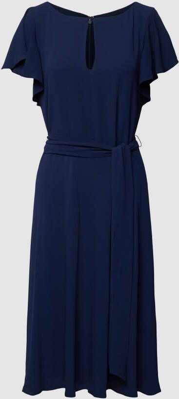 Lauren Ralph Lauren Midi-jurk met druppelvormige hals model 'THANDIA'