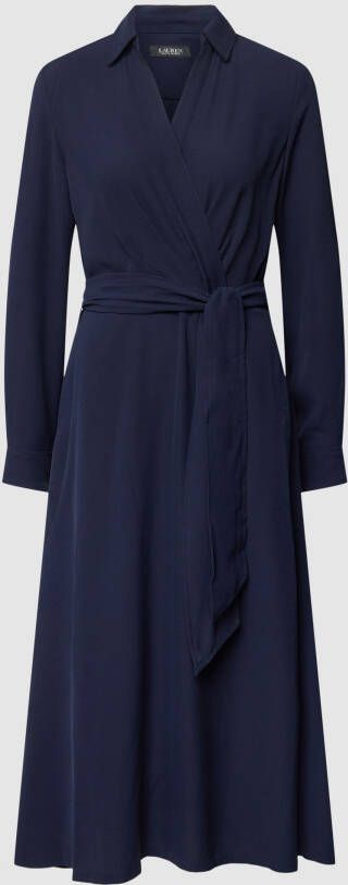 Lauren Ralph Lauren Midi-jurk met tailleband model 'ROWELLA'