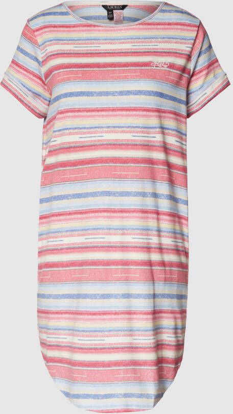 Lauren Ralph Lauren Nachthemd met streepmotief