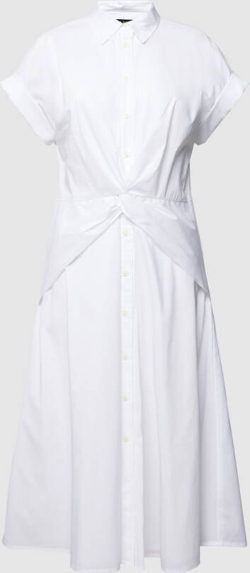 Lauren Ralph Lauren Overhemdjurk met drapering model 'CIAN'