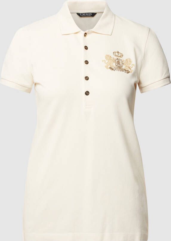 Lauren Ralph Lauren Poloshirt met labelstitching model 'KIEWIK'