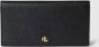 Ralph Lauren Saffiano Leren Slimme Portemonnee met Zakken Black Dames - Thumbnail 1