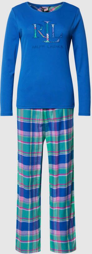 Lauren Ralph Lauren Pyjama met labeldetail