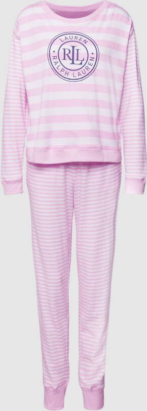 Lauren Ralph Lauren Pyjama met labelprint
