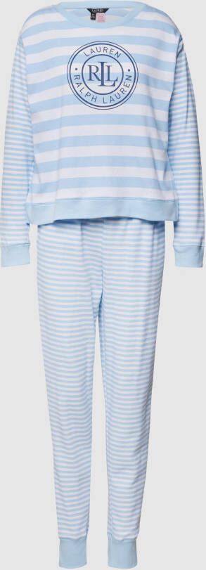 Lauren Ralph Lauren Pyjama met labelprint