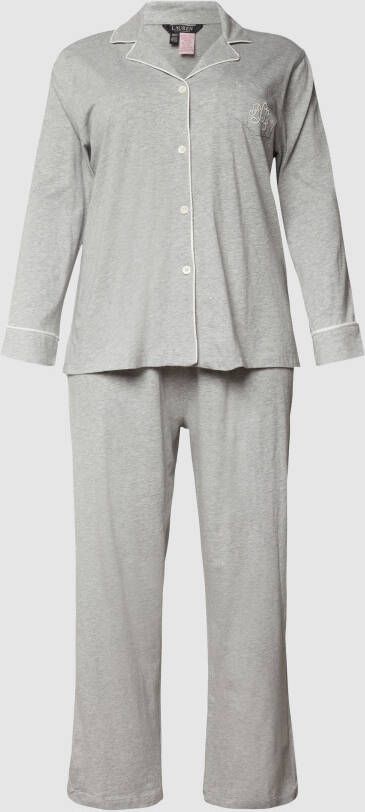 Lauren Ralph Lauren Pyjama met merkstitching