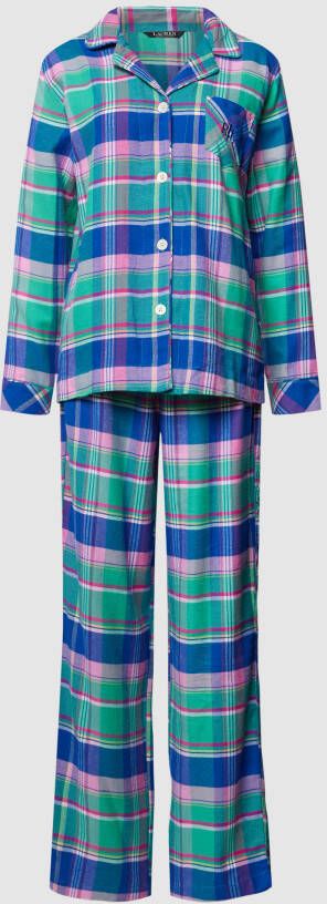 Lauren Ralph Lauren Pyjama met ruitpatroon