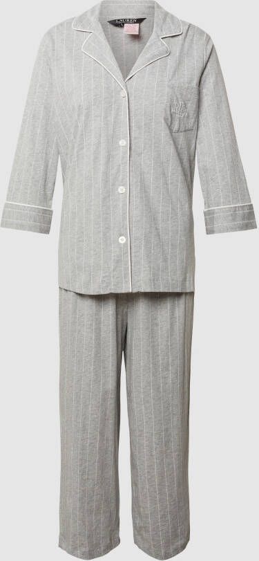 Lauren Ralph Lauren Pyjama met streepmotief