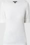 Ralph Lauren Katoenen Jersey T-shirt met Boothals White Dames - Thumbnail 3