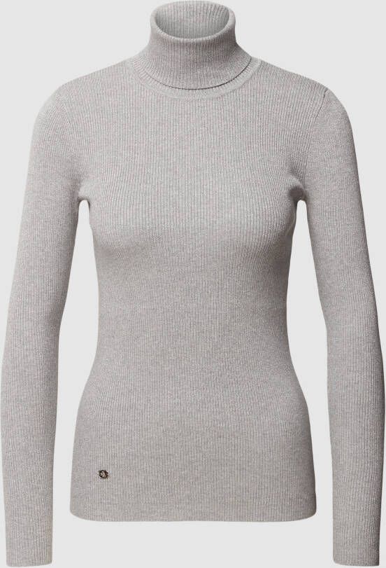 Lauren Ralph Lauren Shirt met lange mouwen in glanzende look model 'AMANDA'