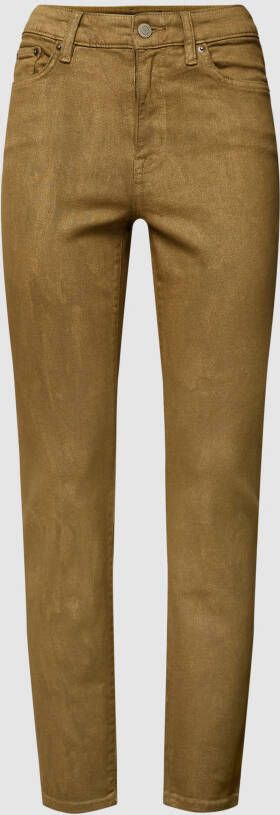 Lauren Ralph Lauren Slim fit jeans met glanzend design