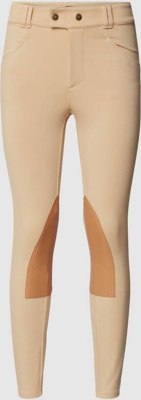 Lauren Ralph Lauren Stoffen broek met contrastgarnering